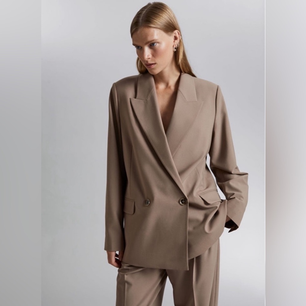 & Other Stories Double-Breasted Blazer